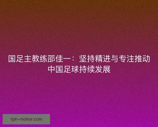 国足主教练邵佳一：坚持精进与专注推动中国足球持续发展